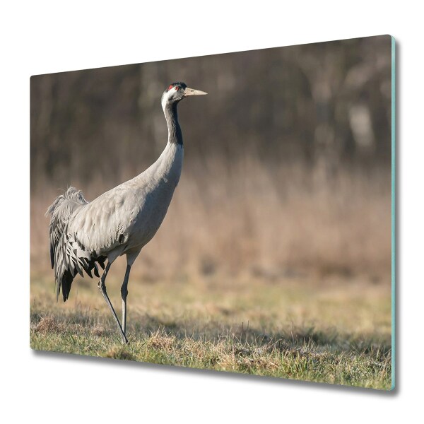 Planche à découper en verre Oiseau Héron