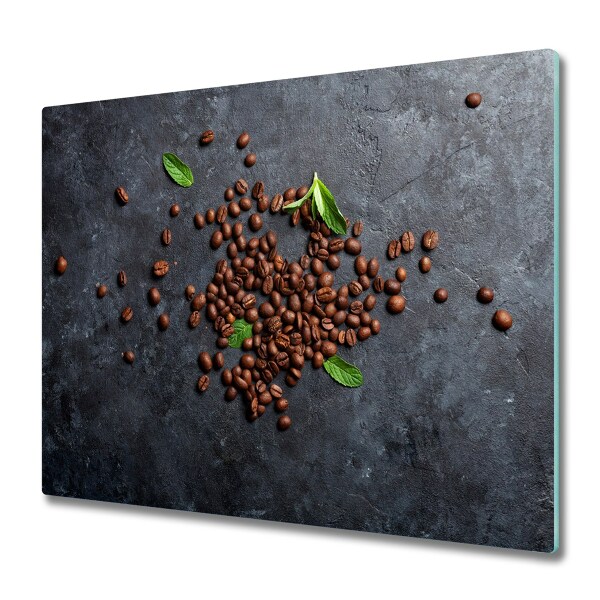 Protection plaque induction Grains de café et feuilles