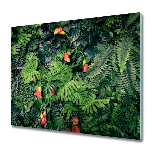 Cache plaque de cuisson Jungle tropicale