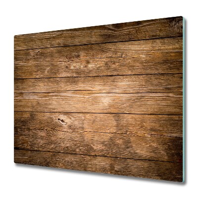 Protège plaque de cuisson Planches en bois