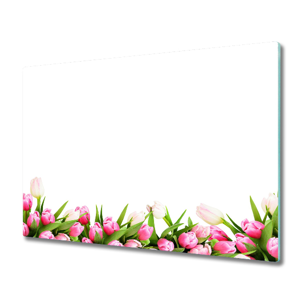 Protection plaque induction Fleurs de tulipes