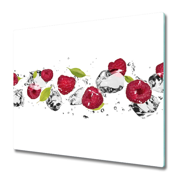 Protection pour plaque de cuisson Framboise et eau