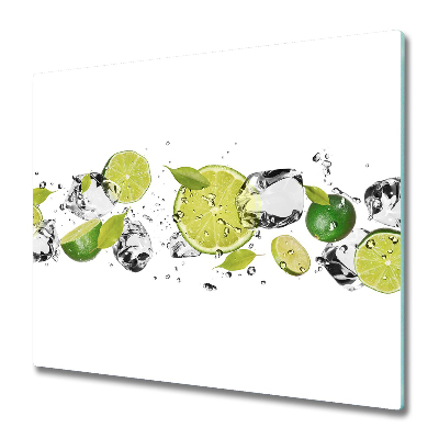 Couvre plaque de cuisson Citron vert et eau