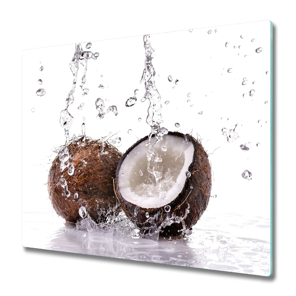 Couvre plaque de cuisson Noix de coco fraîche et eau