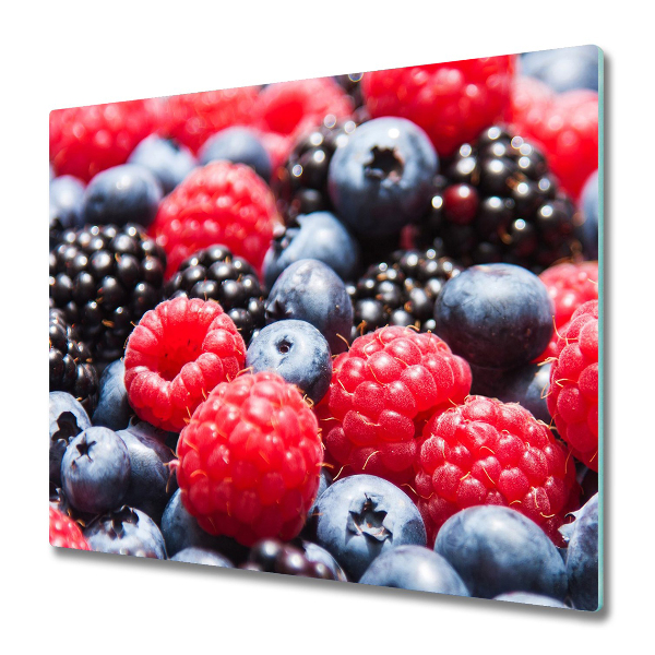 Protection plaque induction Myrtilles et framboises