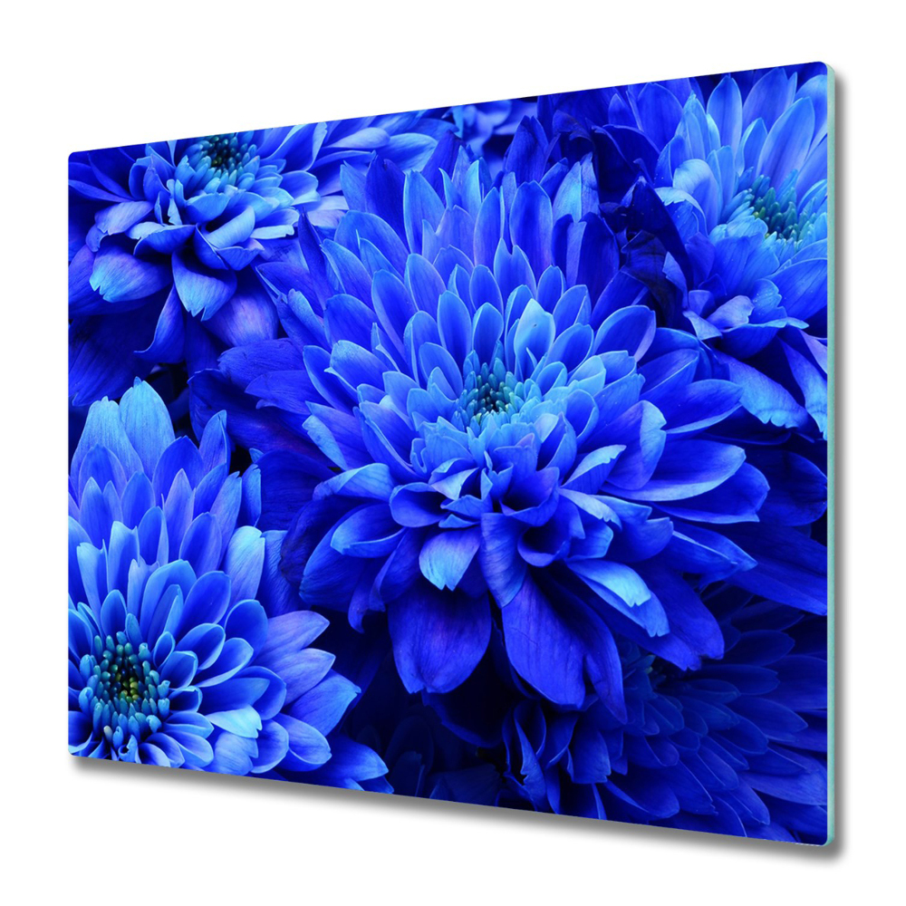 Protection pour plaque de cuisson Asters bleuet