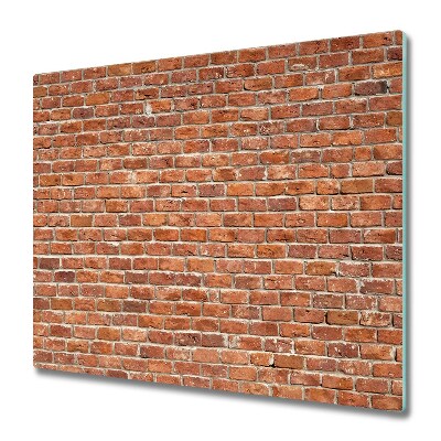 Protège plaque de cuisson Vieux mur de briques