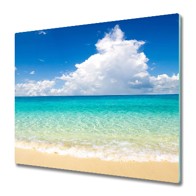 Planche à découper verre Plage aux Maldives
