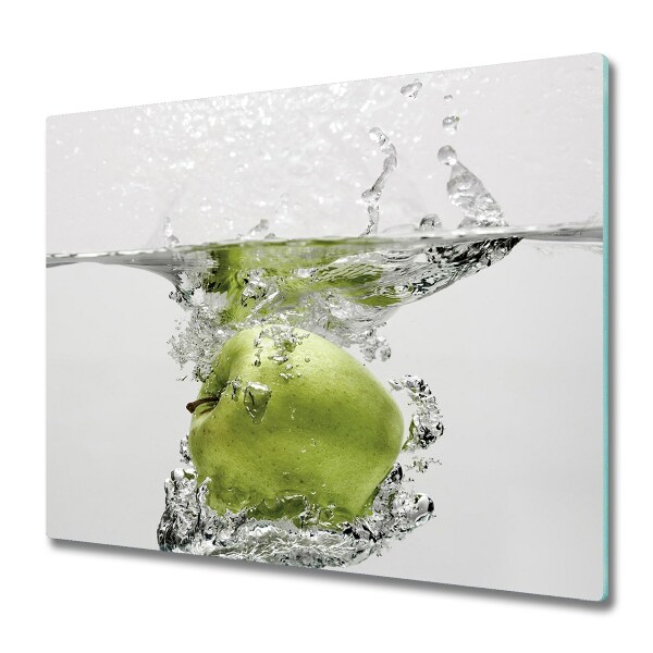 Protection pour plaque de cuisson Pomme verte dans l'eau