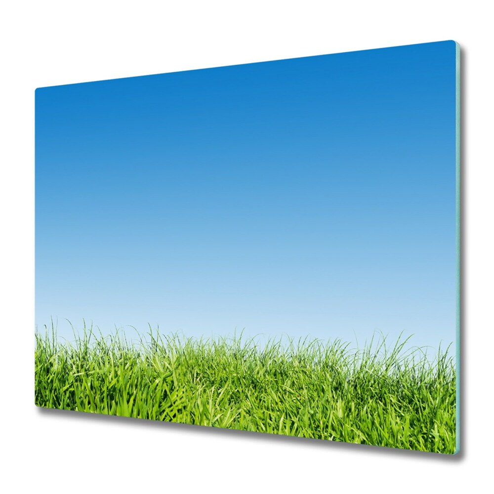 Couvre plaque de cuisson Herbe contre le ciel