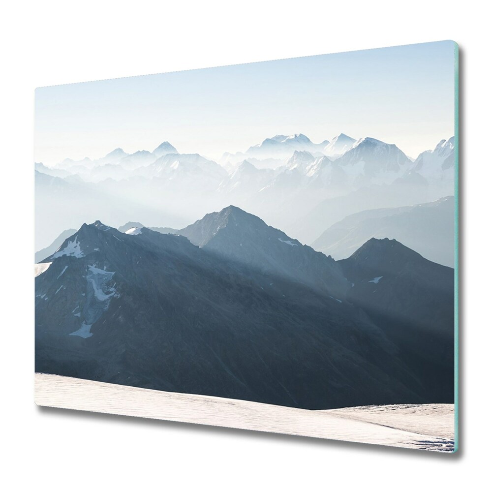 Planche à découper verre Sommets de montagne