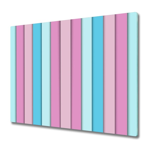 Cache plaque de cuisson Rayures pastel