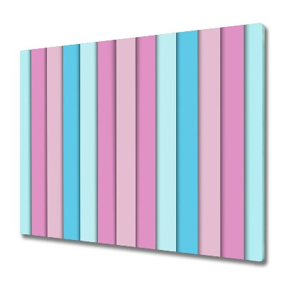 Cache plaque de cuisson Rayures pastel
