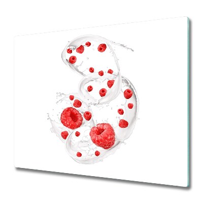 Couvre plaque de cuisson Lait et framboises