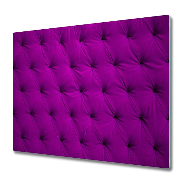 Cache plaque de cuisson Mur de velours violet