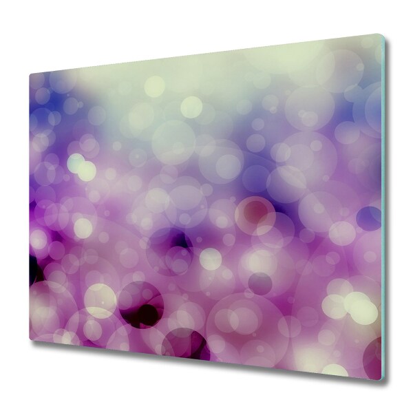 Protection plaque induction Bulles violettes