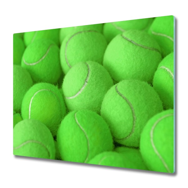 Protection pour plaque de cuisson Balles de tennis vertes