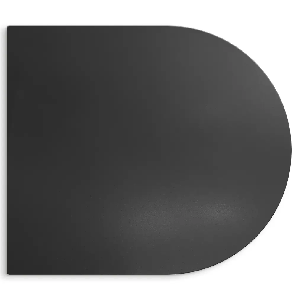 Support rigide en tôle pour barbecue semi-ovale 80x70 cm