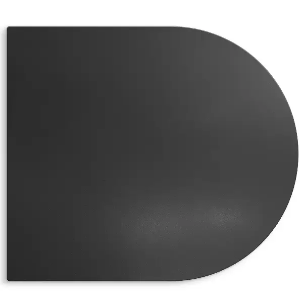 Support rigide en tôle pour barbecue semi-ovale 80x70 cm