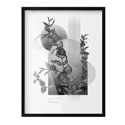 Cadre poster noir 60x80 cm