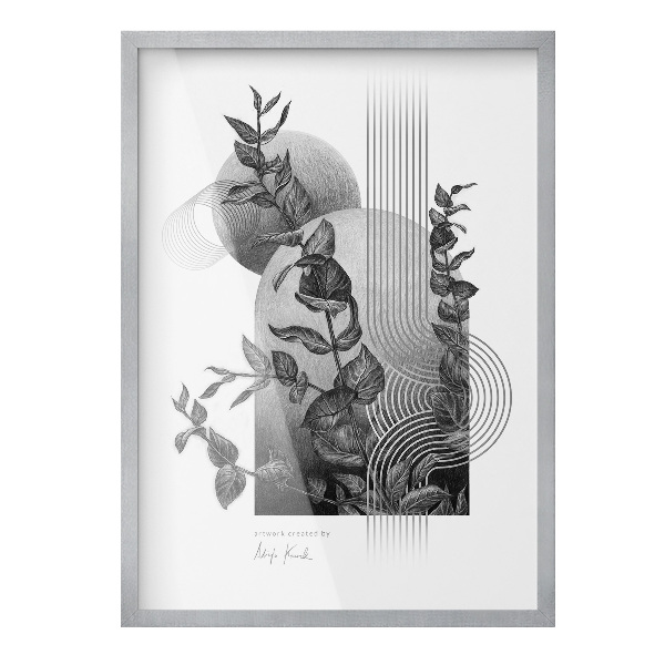 Photo cadre argenté 50x70 cm