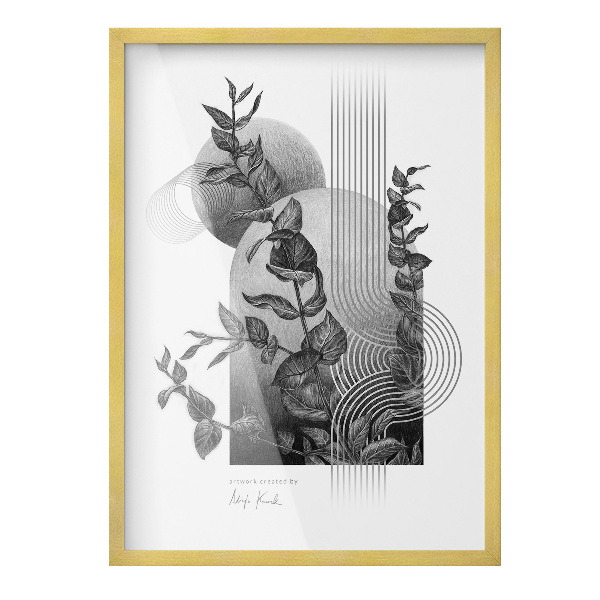 Cadre photo doré 50x70 cm