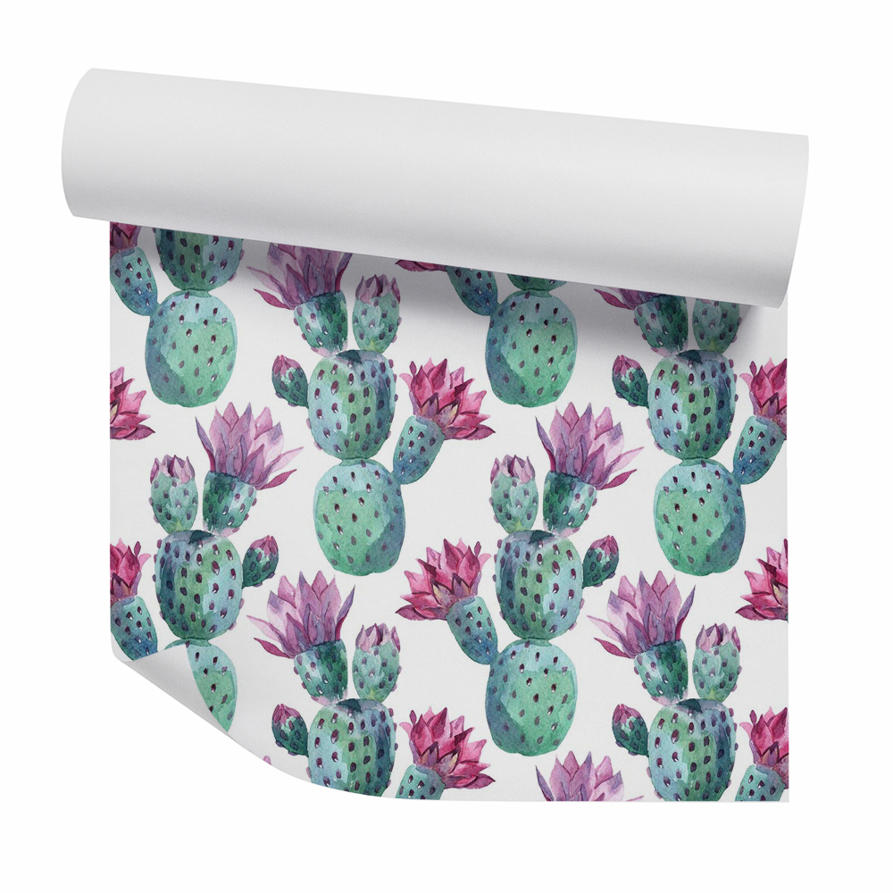 Papier peint Fleurs de cactus