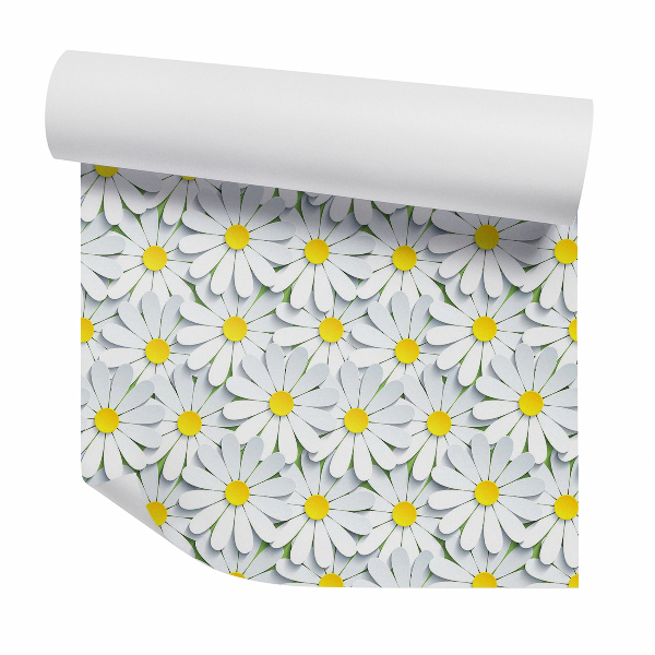 Papier peint Fleurs lys blanc 3D