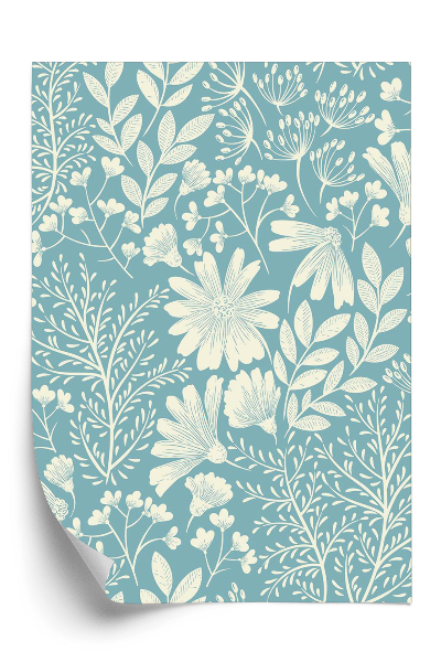 Papier peint Motif floral printanier