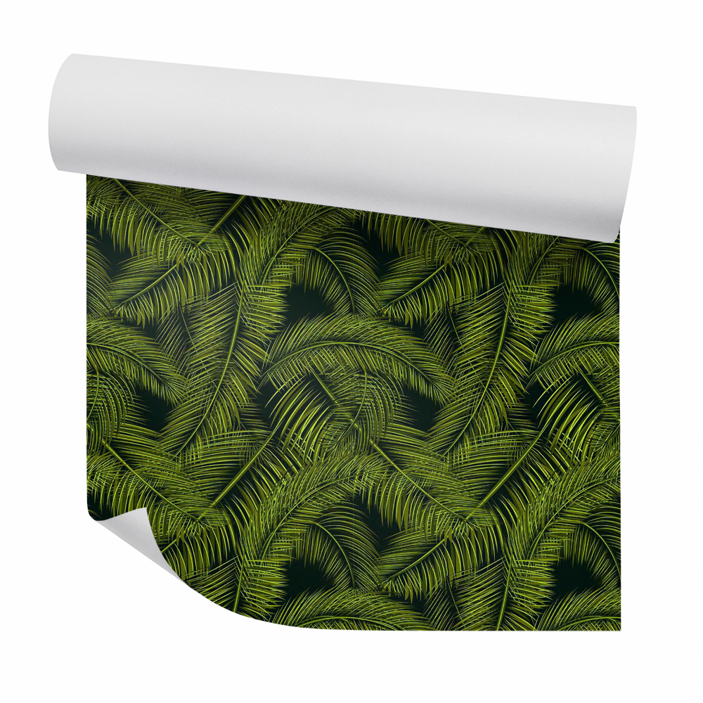 Papier peint Abstraction de feuilles de palmier