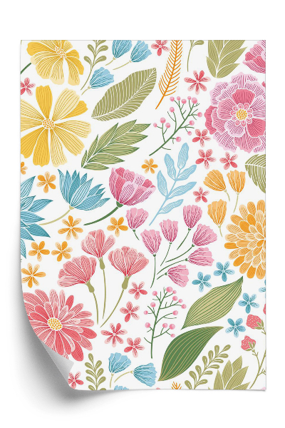 Papier peint Motif floral