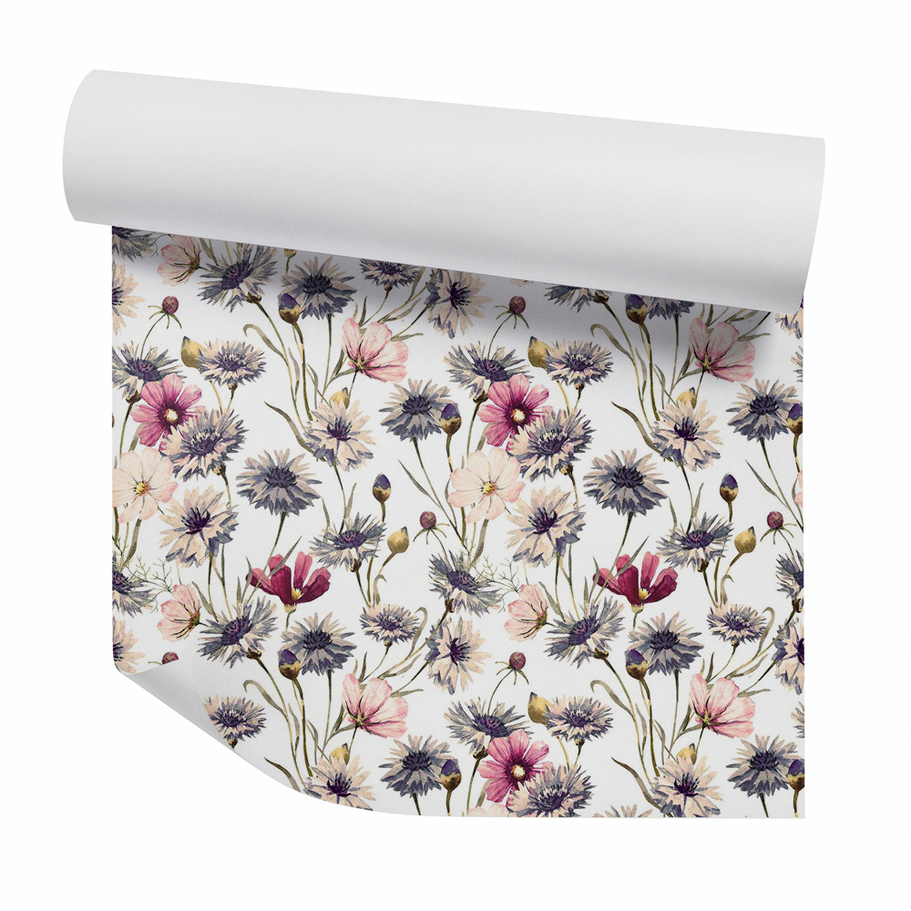 Papier peint Abstraction florale décorative
