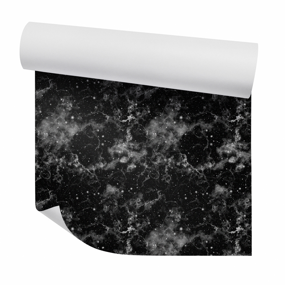 Papier peint Cosmos noir et blanc