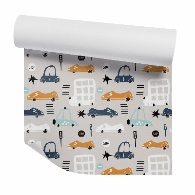 Papier peint Voitures de sport taxi de rue