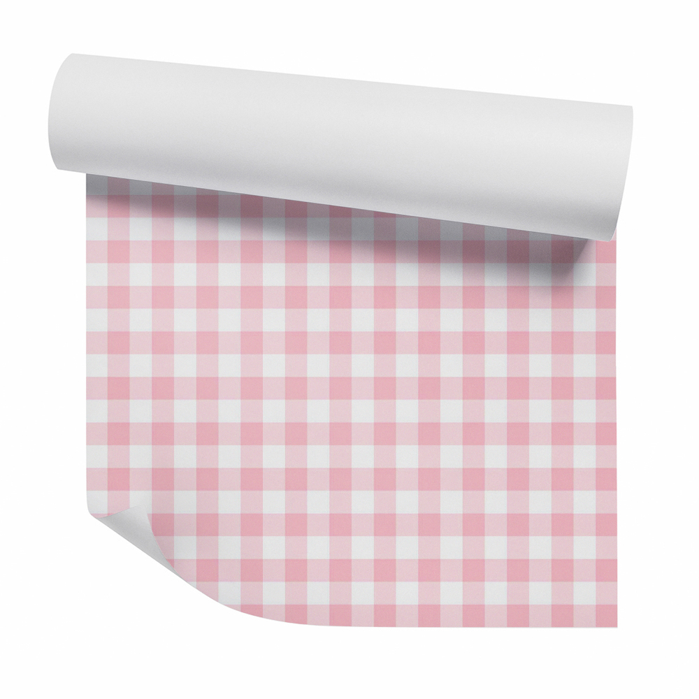 Papier peint Grille décorative rose