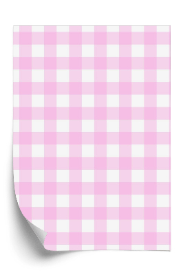 Papier peint Carreau rose