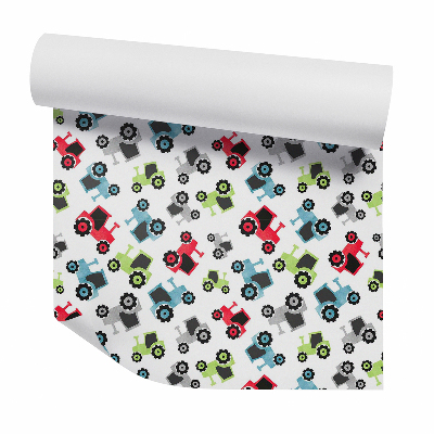 Papier peint Tracteurs agricoles colorés