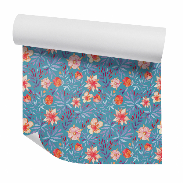 Papier peint Doux motif floral