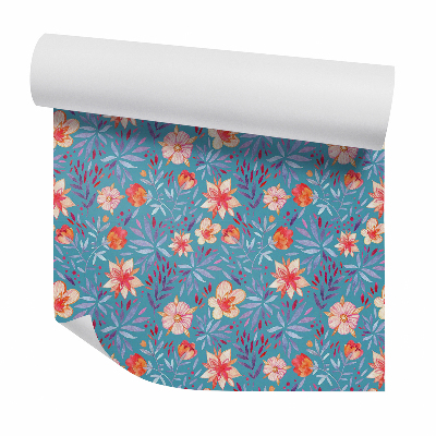 Papier peint Doux motif floral