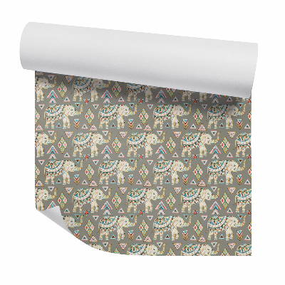 Papier peint Éléphant indien décoratif