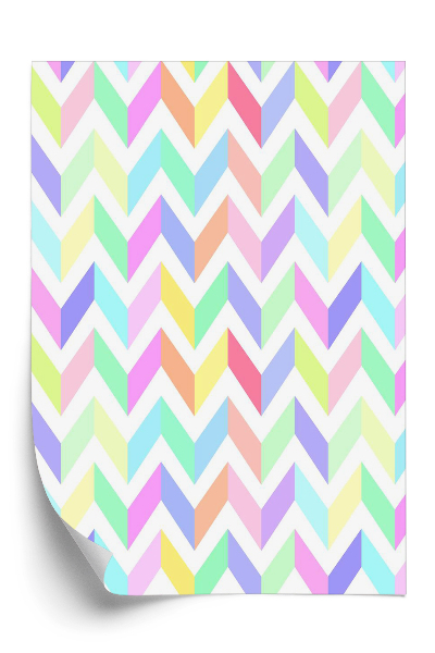 Papier peint Motif de couleurs pastel