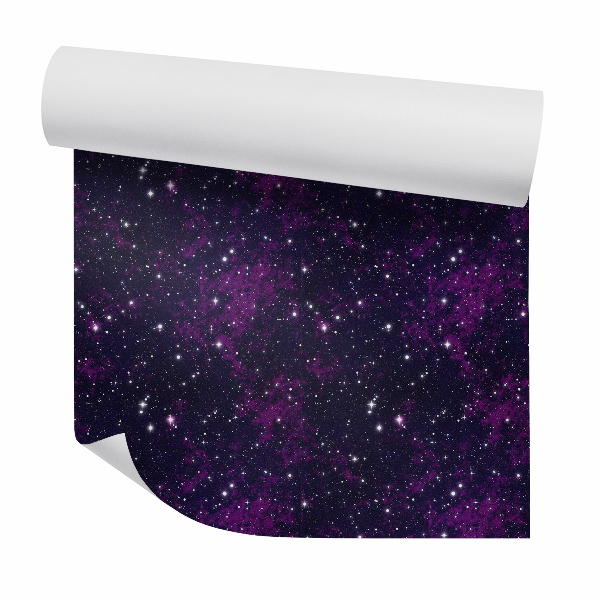 Papier peint Étoiles cosmos violettes