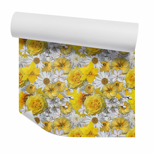 Papier peint Tournesols jaunes