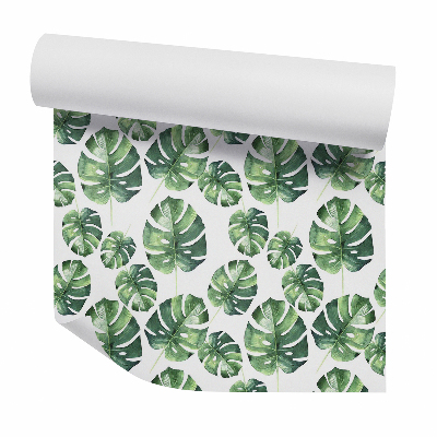 Papier peint Grandes feuilles de monstera