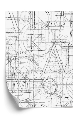 Papier peint Lettres de l'alphabet polonais