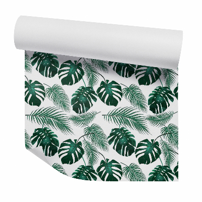 Papier peint Feuilles exotiques