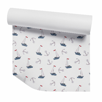 Papier peint Voiliers et ancres