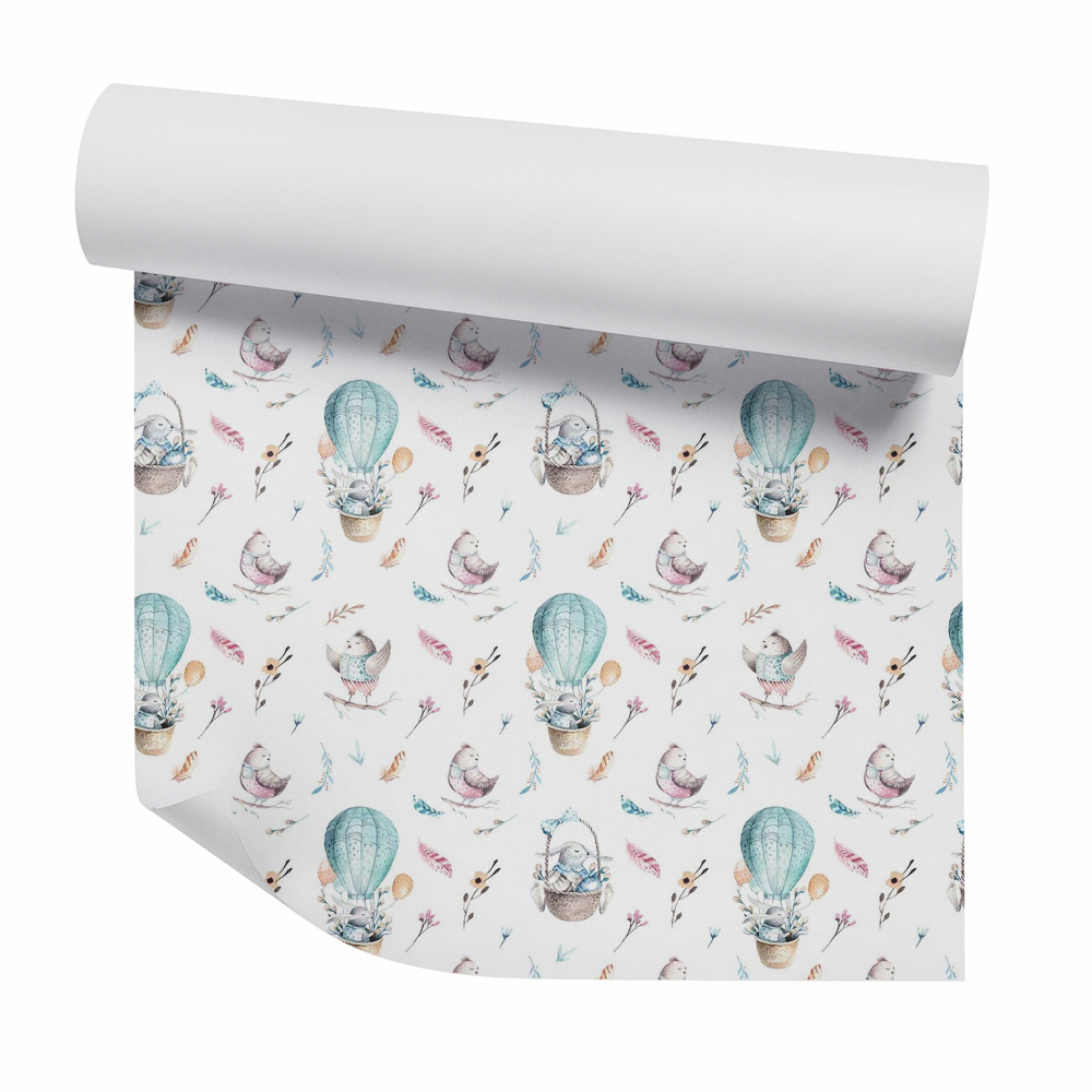 Papier peint Ballons et paniers décoratifs