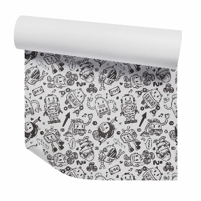 Papier peint Esquisse de robots jouets