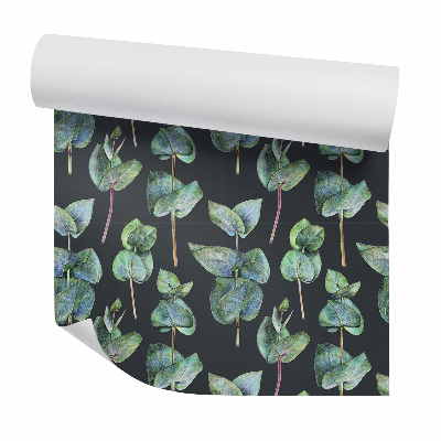 Papier peint Grandes feuilles décoratives